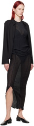 Gabriela Coll Garments Black No.263 Maxi Skirt