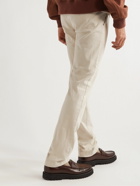 Massimo Alba - Straight-Leg Pleated Cotton-Blend Gabardine Trousers - Neutrals