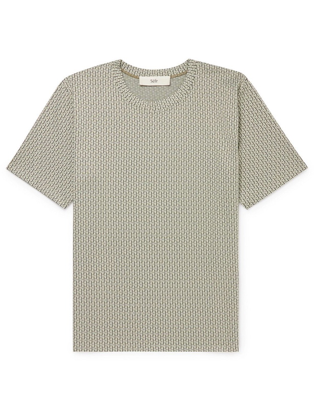 Photo: Séfr - Recycled Stretch-Jersey T-Shirt - Green