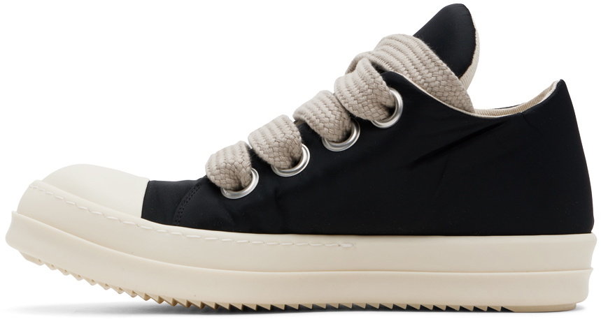 【Rick Owens】JUMBO LACE PADDED LOW SNEAKS Rick Owens Jumbo Lace Padded Sneaks Low Black Milk Men's