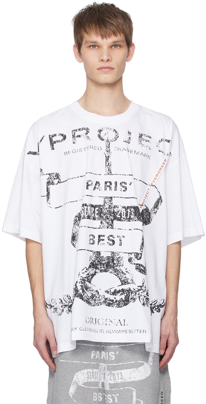 Y/Project White Paris' Best T-Shirt Y/Project