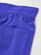 Nike Training - Straight-Leg Layered Dri-FIT Shell Yoga Shorts - Blue