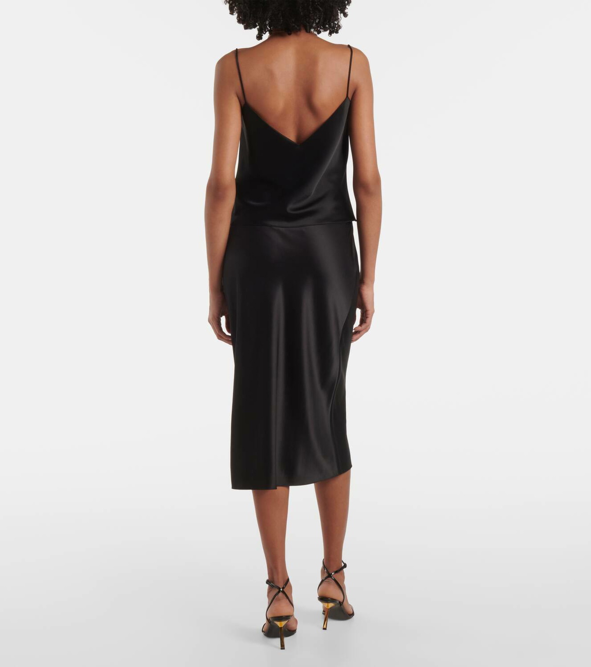 Galvan Ischia satin camisole