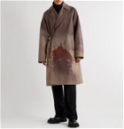 Undercover - Printed Cotton-Canvas Coat with Detachable Shell Liner - Gray