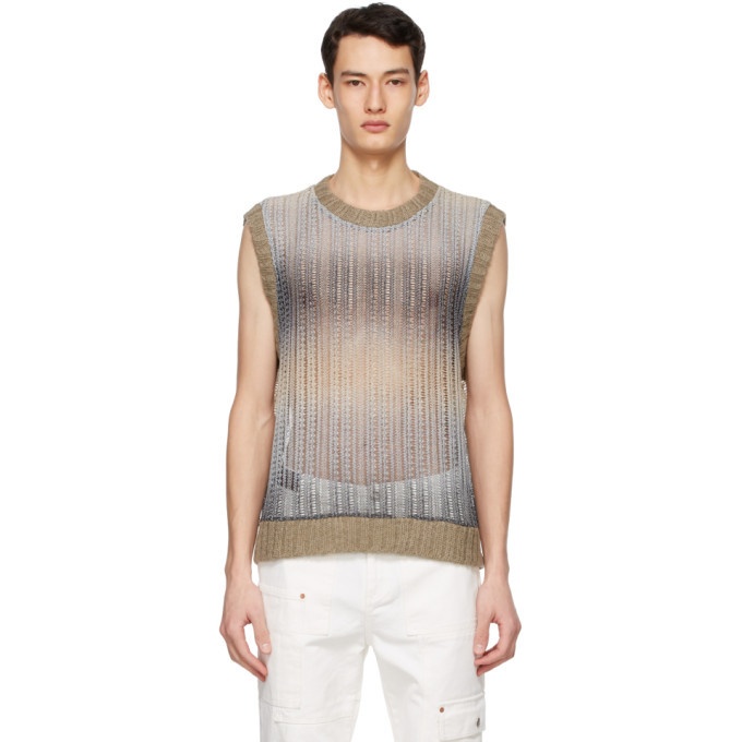 Photo: Andersson Bell Beige Cut and Sew Knit Vest