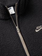 Nike - Sportswear Sport Essentials Shell-Panelled Fleece Jacket - Black