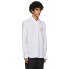 Versace Jeans Couture White Coin Logo Shirt