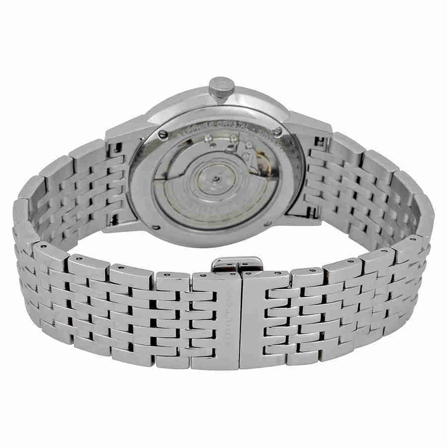 Hamilton Intra-Matic Silver Dial Stainless Steel Mens Watch H38455151