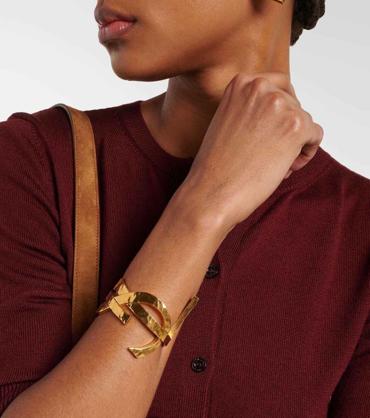 ブレスレット SAINT LAURENT CASSANDRE CUFF BRACELET Saint Laurent Cassandre cuff bracelet Saint Laurent