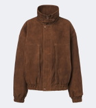 Magda Butrym Suede bomber jacket