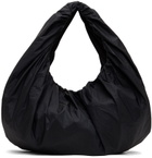 AMOMENTO Black Shirring Tote