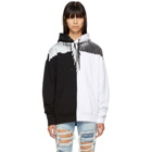 Marcelo Burlon County of Milan Black and White Aish Hoodie