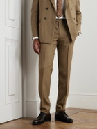 Zegna - Leather Derby Shoes - Brown