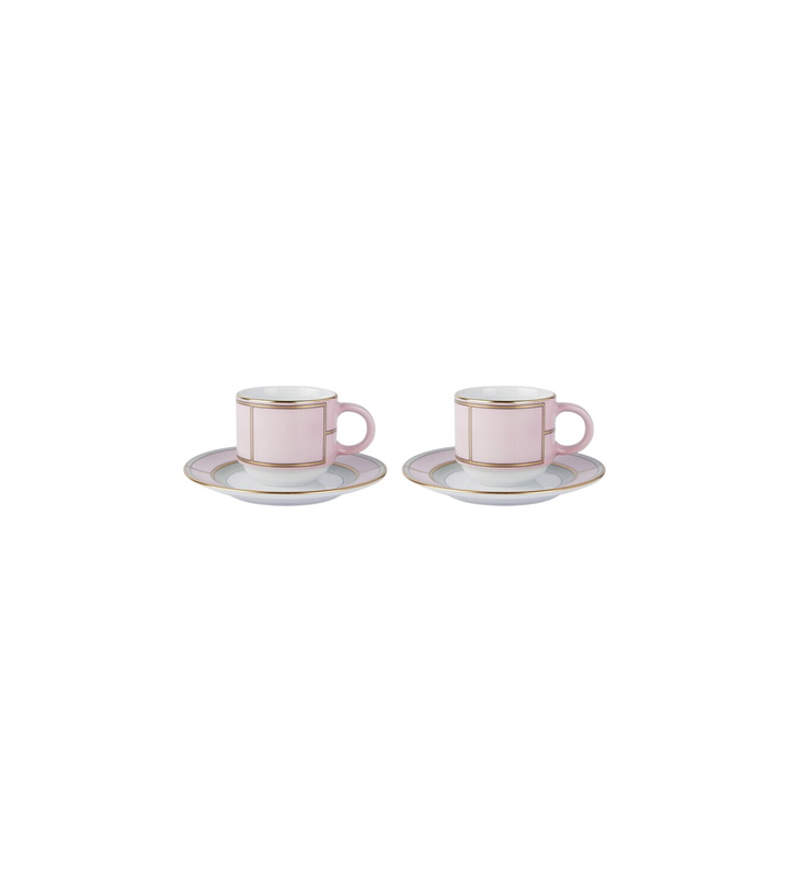 Photo: Ginori 1735 Diva set of 2 espresso cups and saucers