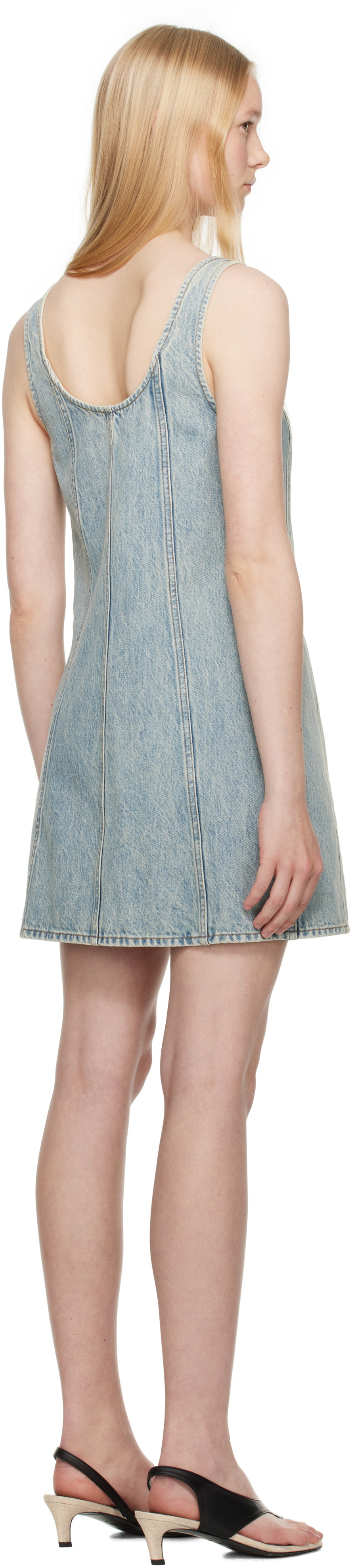 rag & bone Blue Laney Denim Minidress