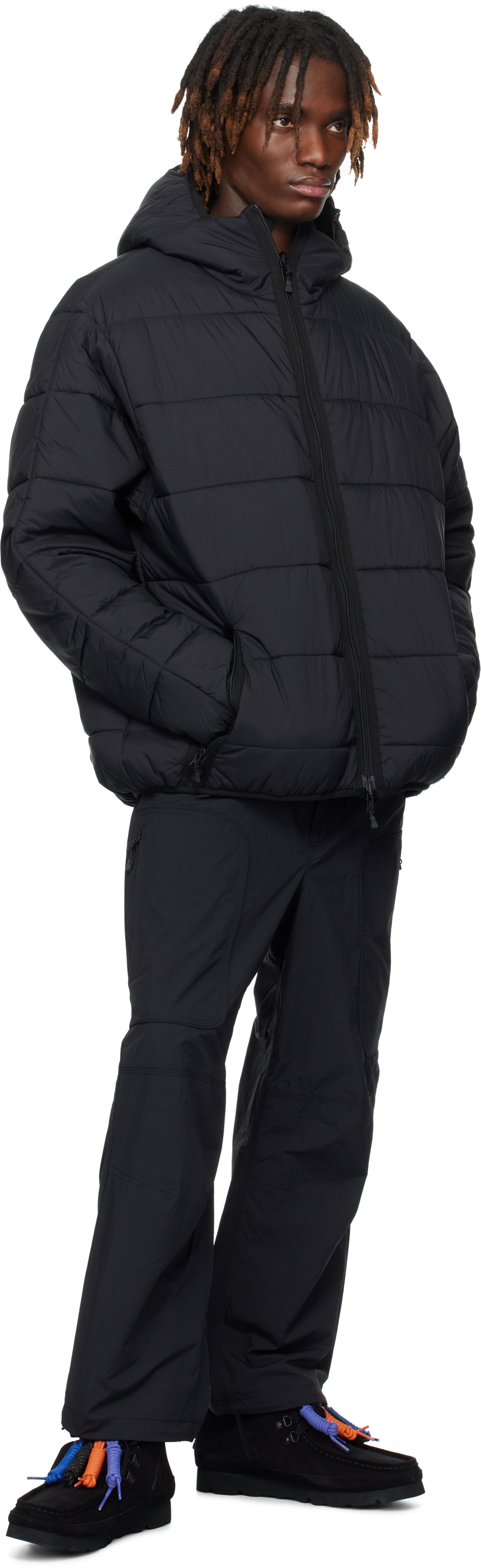 DAIWA PIER39 Black Tech Climbers Reversible Puffer Jacket Daiwa Pier39