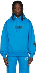 Helmut Lang Blue Cross Hoodie