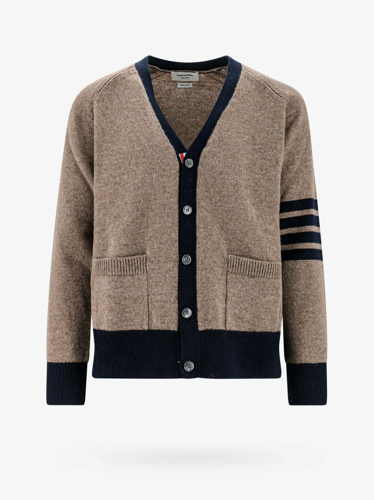 Thom Browne Cardigan Beige Mens Thom Browne