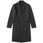 Raf Simons Men's Classic Double Breasted Coat in Black