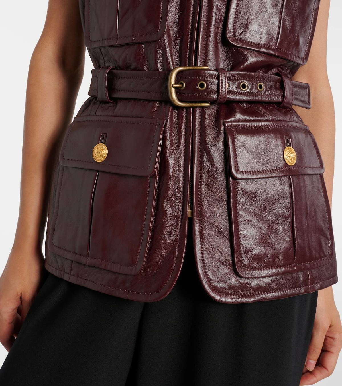 Chloé Belted leather vest