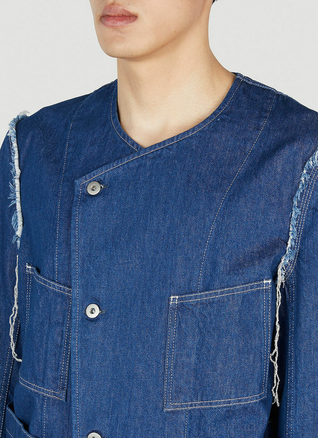 Sulvam - Denim Jacket in Dark Blue Sulvam