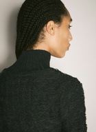 MM6 Maison Margiela Cropped Turtleneck Sweater