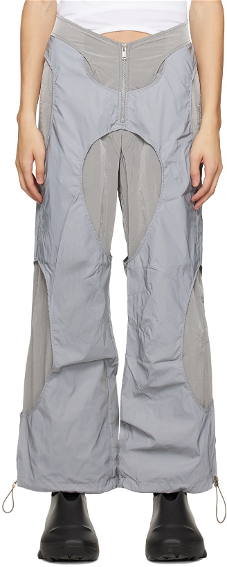 Photo: Dion Lee Gray Reflect Tech Trousers