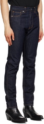 The Letters Indigo Tapered Jeans