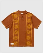 Butter Goods Solar Knit Shirt Brown - Mens - Polos