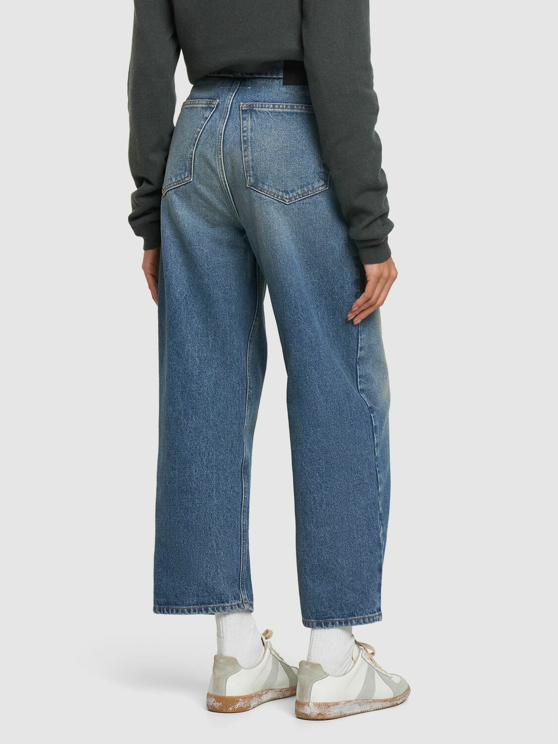MM6 MAISON MARGIELA - Rihanna High Rise Cotton Denim Jeans