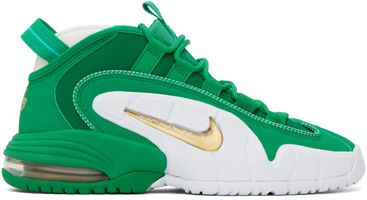Photo: Nike Green & White Air Max Penny Sneakers