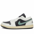 Air Jordan Women's W 1 LOW Sneakers in Anthracite/Jade/Sand