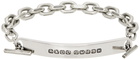 Paul Smith Silver ID Chain Bracelet