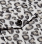 Noon Goons - Leopard-Print Fleece Shirt Jacket - Men - Gray
