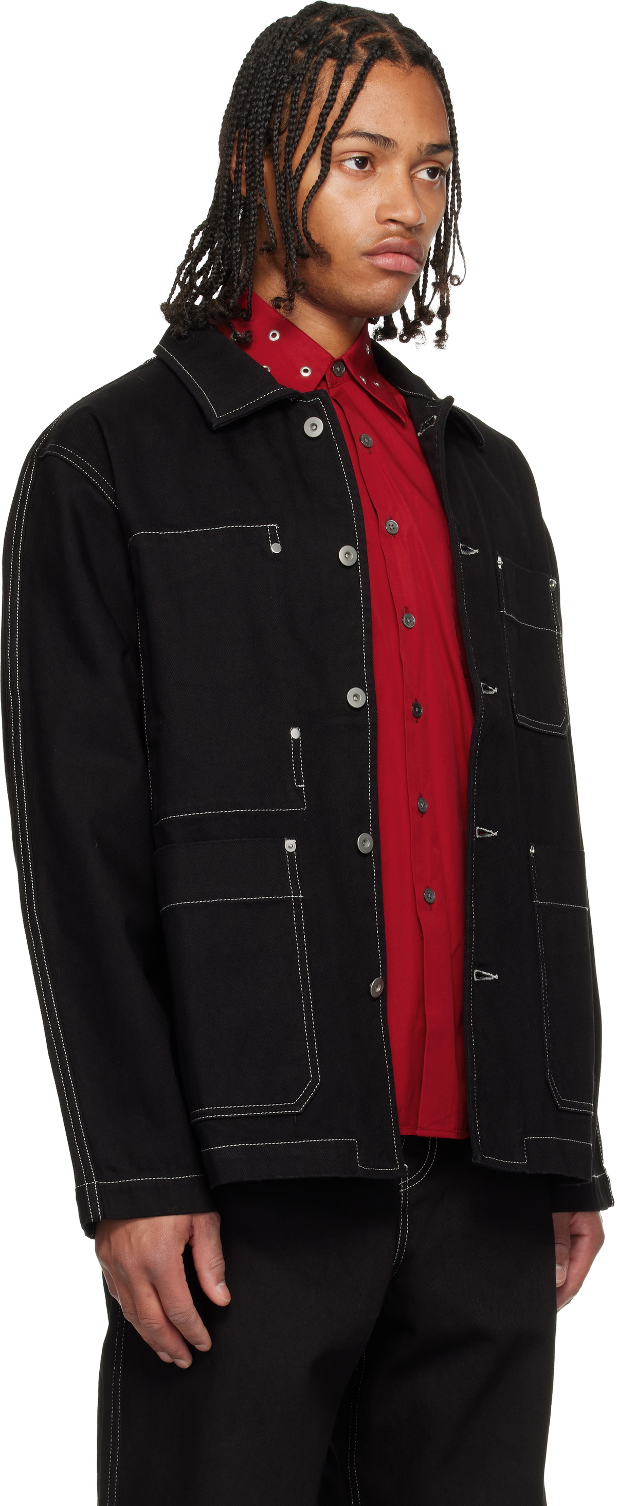 CASEY CASEY Black Camille Denim Jacket