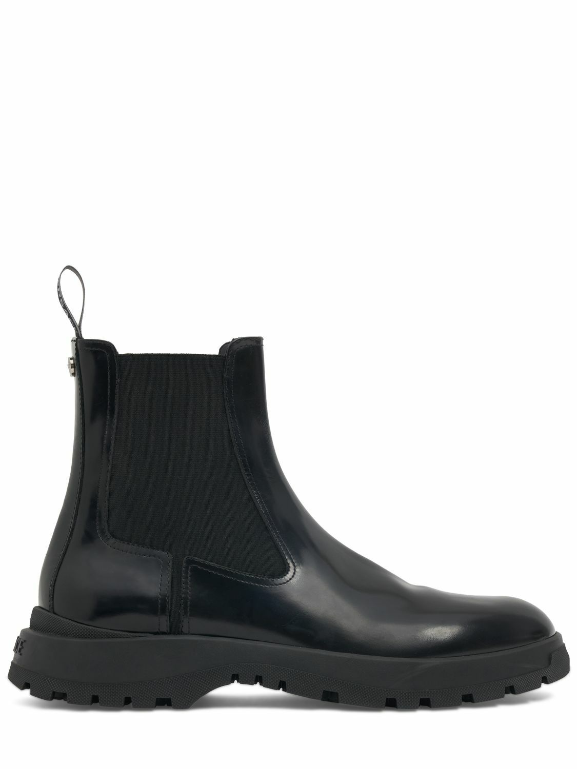 Photo: VERSACE - Leather Chelsea Boots