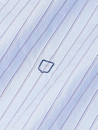 Massimo Alba - Genova Striped Cotton-Voile Shirt - Blue