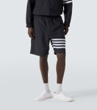 Thom Browne 4-Bar ripstop shorts