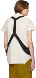 Rick Owens Black Canvas Bauhaus Harness Vest