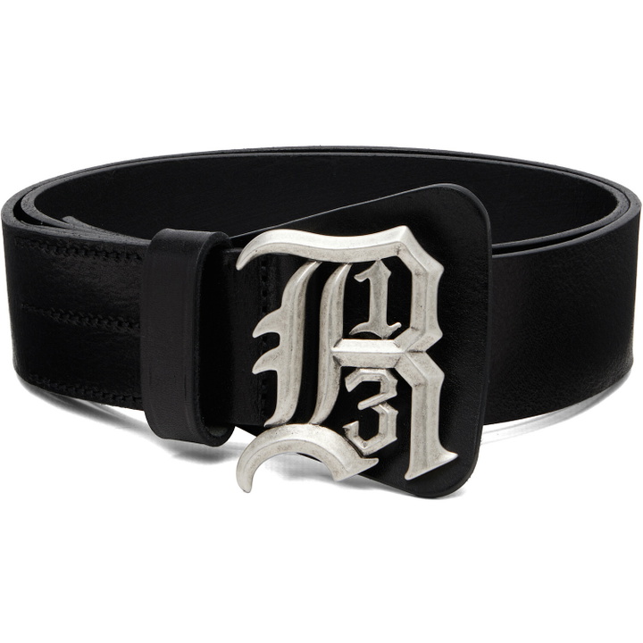 Photo: R13 Black Logo Buckle Belt