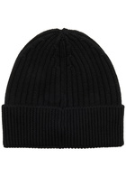 Moncler Grenoble Après-Ski Ribbed Wool Beanie - Black - One Size