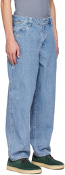 Dime Blue Baggy Jeans