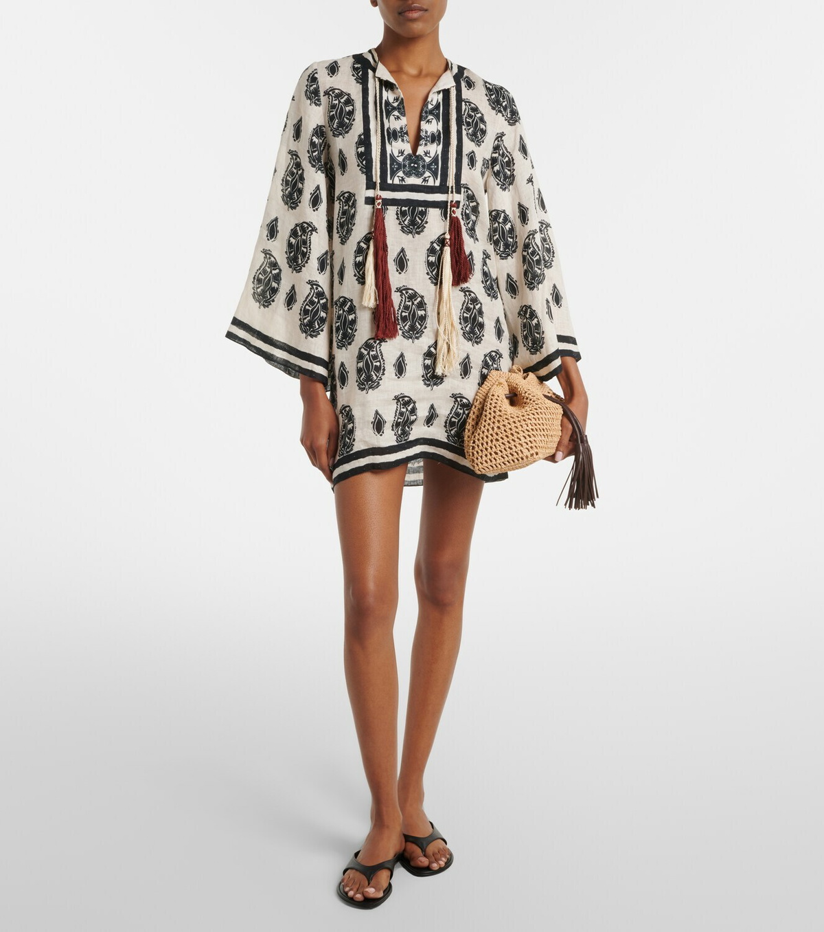 Johanna Ortiz Printed linen kaftan