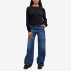 Fiorucci Women's Angel Patch Oversized Sweater in Black
