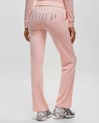 Juicy Couture Velour Trackpant With Heart Diamante Pink Sweatpants