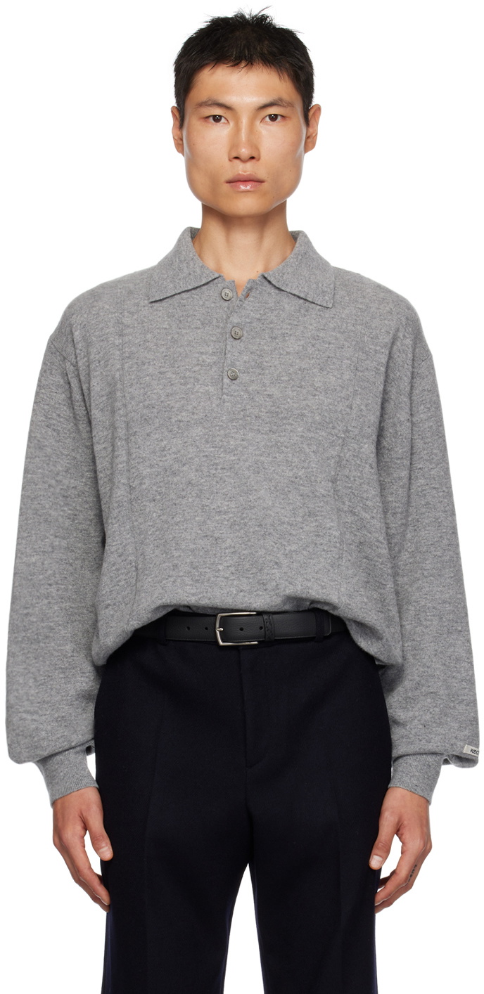 Recto Gray Patch Polo