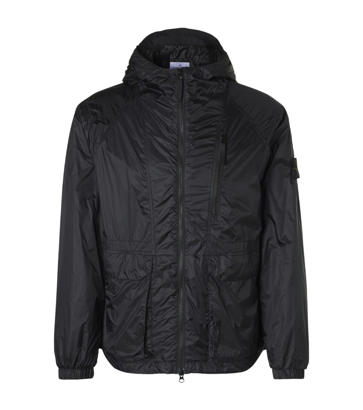 Stone Island Men's Cupro Cotton Twill Bomber Jacket in Navy Stone