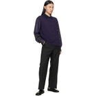 Maison Margiela Purple Bimaterial Shirt