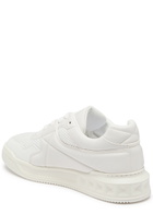 Valentino One Stud Quilted Leather Sneakers White