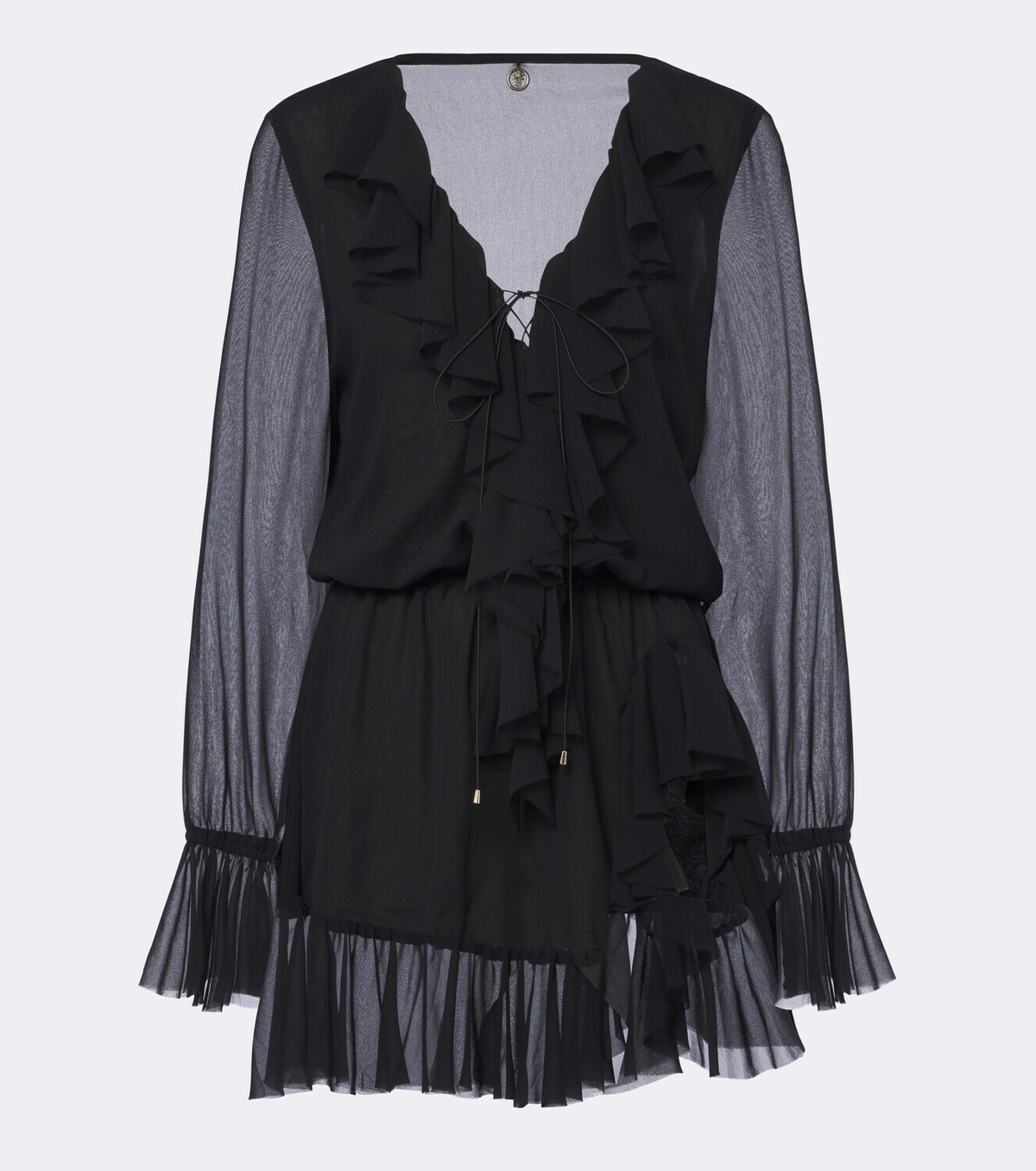 Bananhot Bellen ruffled minidress